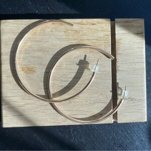 ABLE Large Gold Hoop Earrings